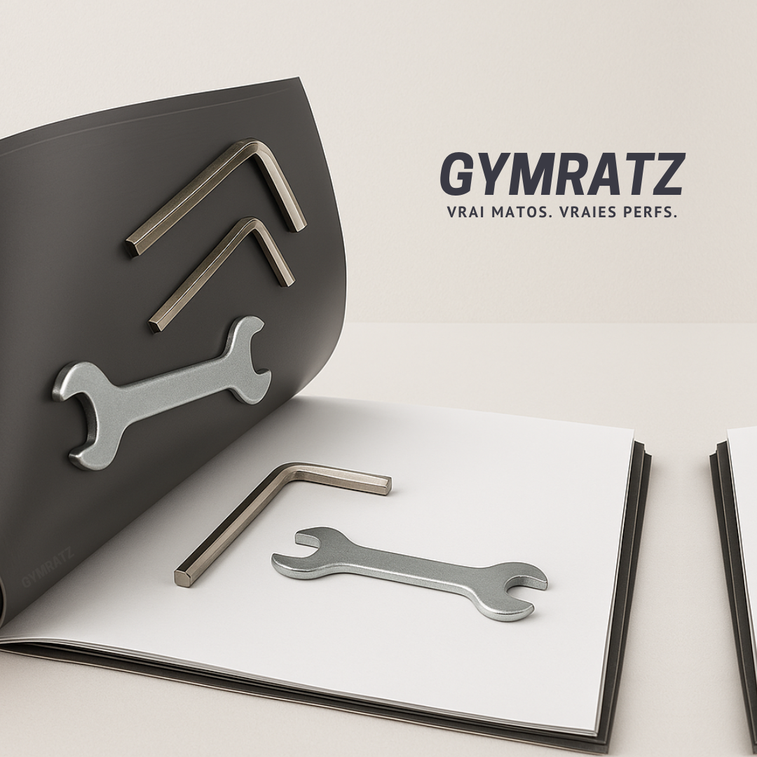 Gymratz - feuille magnétique aimantée sur barre de musculation pour salle de sport - accessoire fitness
