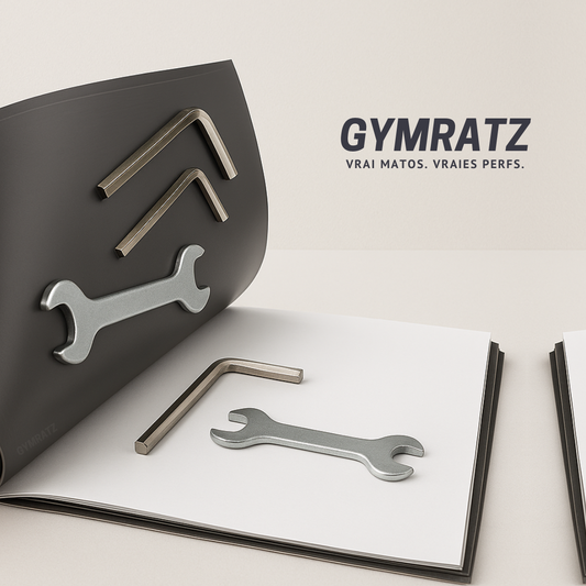 Gymratz - feuille magnétique aimantée sur barre de musculation pour salle de sport - accessoire fitness